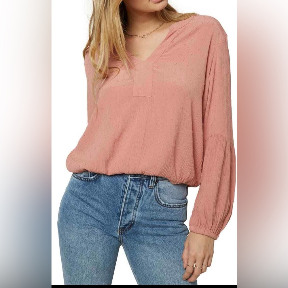 O'Neill Pink Dusty Rose Blouse